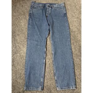 Rag & Bone Jeans Mens 36x30 Blue Fit 1 Skinny Slim Denim Pants Button Fly